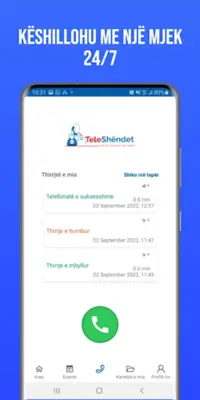 TeleShëndet android App screenshot 1